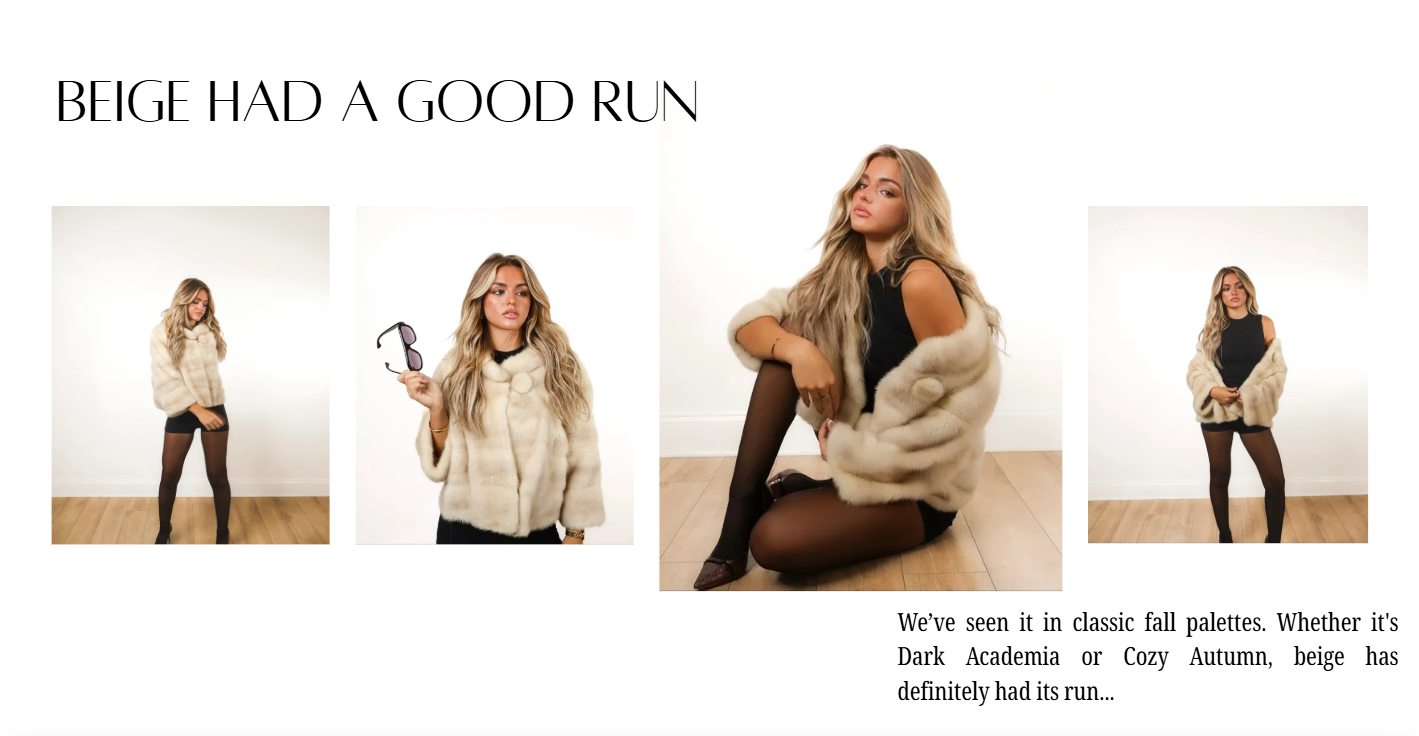 Beige Run